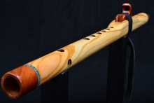 Apricot Native American Flute, Minor, High D-5, #F74D